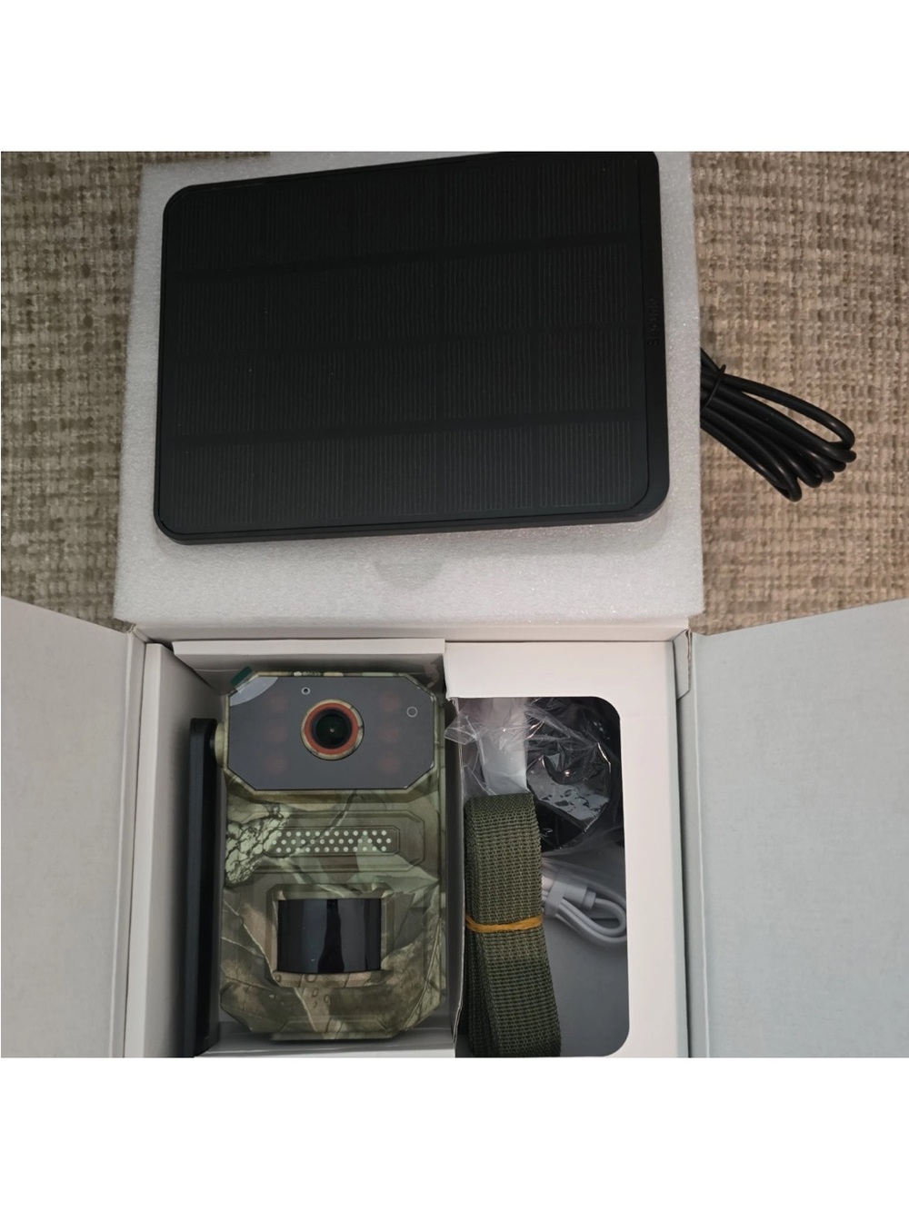 4G LTE Solar Cellular Trail Camera night vision- Camouflage built in sim - Picture 3 of 5